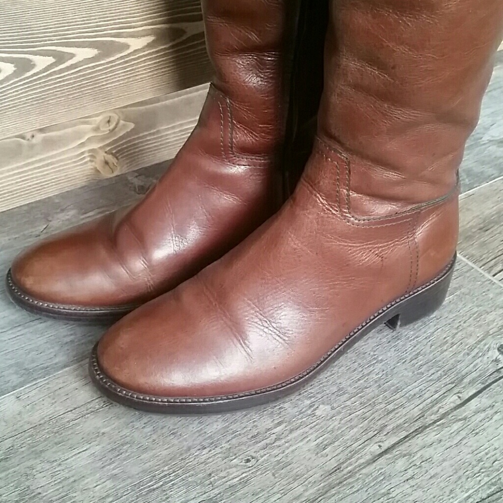 Tory Burch leather  riding  boots - Picture 4 of 8